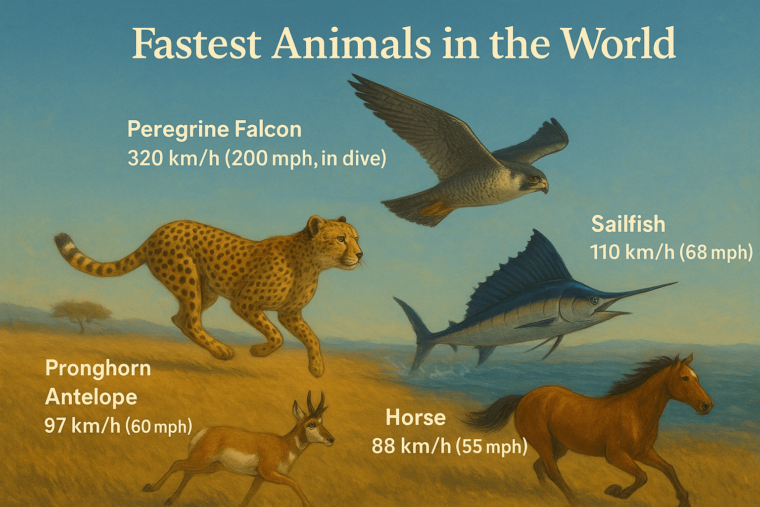 Fastest Animals in the World