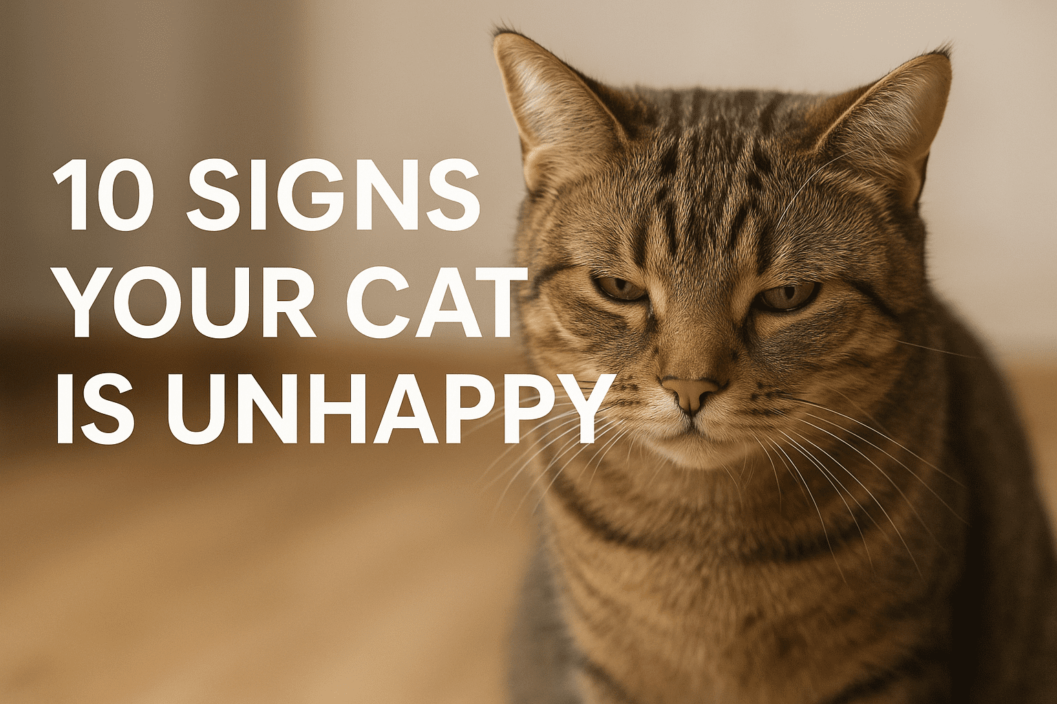 10 Signs Your Cat Is Unhappy