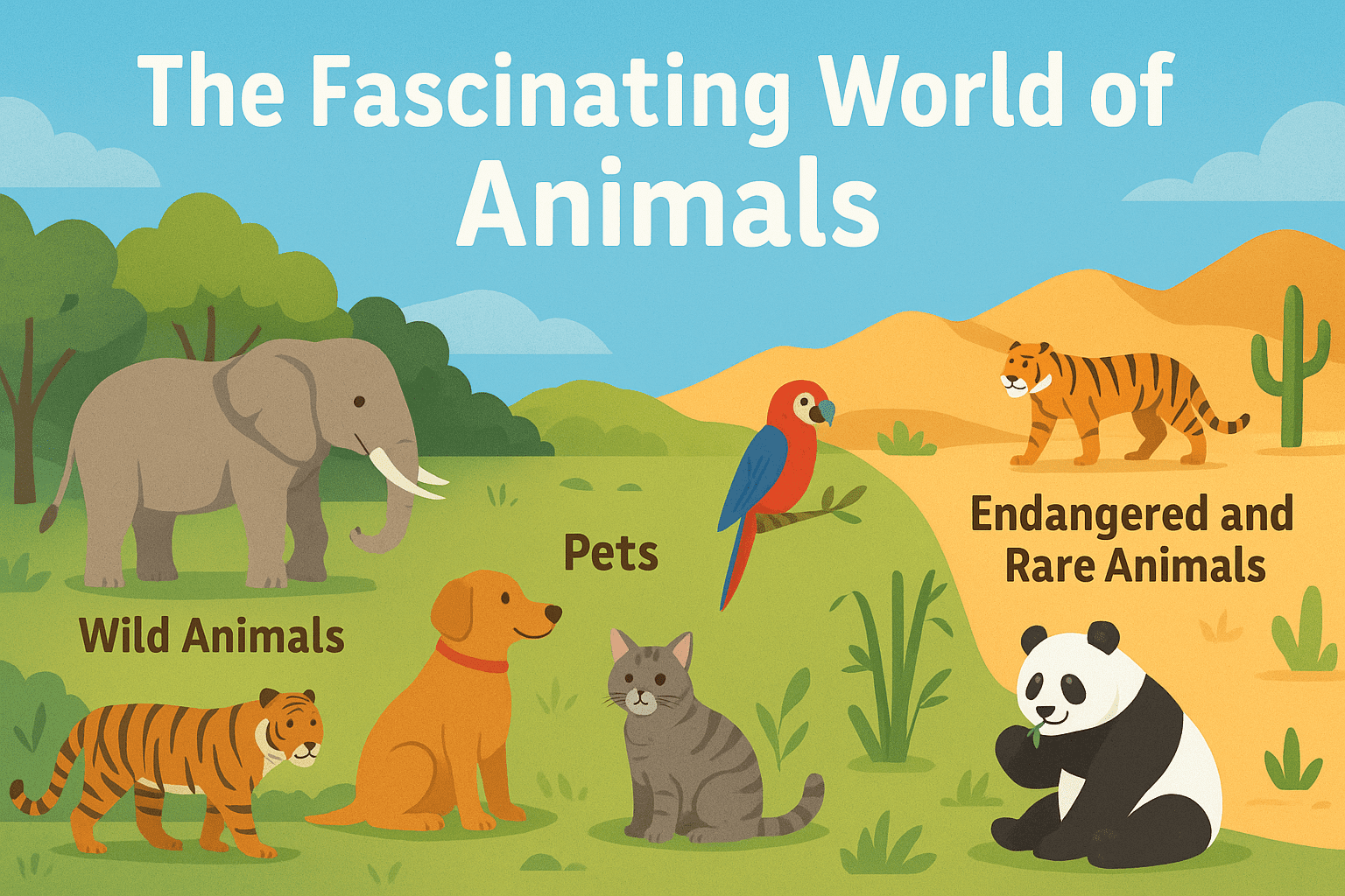 The Fascinating World of Animals: Facts, Habitats, and Conservation
